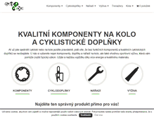 Tablet Screenshot of bike4you.cz